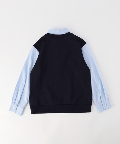 COMME CA ISM(コムサイズム)の「フェイクレイヤードシャツ (100-130cm)(シャツ/ブラウス・キッズ・ネイビー系/ブラック系・100cm/110cm/120cm/130cm)」の7枚目の写真