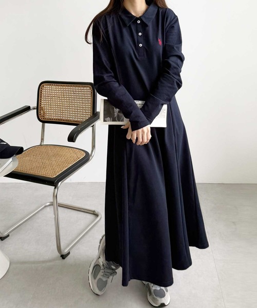 セール】GeeRA別注【U.S. POLO ASSN.】ポロ衿カットソー