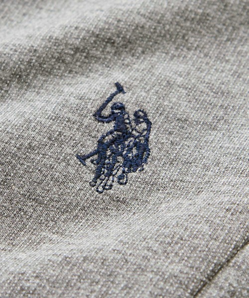 U.S. POLO ASSN.(ユーエスポロアッスン)の「GeeRA別注【U.S. POLO ASSN.】細見え♪ポロ衿ロングワンピース(長袖)(ワンピース・レディース・ネイビー/グレー/ブラック/ブラック×ホワイト・MEDIUM/LARGE/X-LARGE)」の7枚目の写真