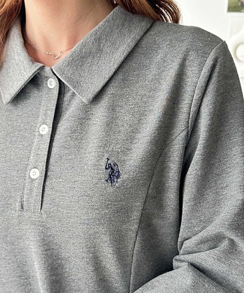 セール】GeeRA別注【U.S. POLO ASSN.】ポロ衿カットソー