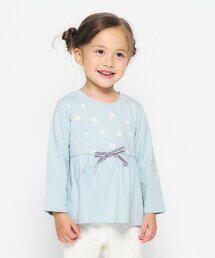 apres les cours | ペプラムフレア長袖Tシャツ/7days Style(Tシャツ/カットソー)