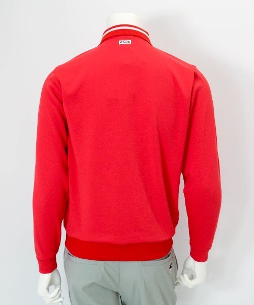 archivio（アルチビオ）の「<MENS>【メンズ】ライン襟UVポロシャツ（ポロシャツ・メンズ・ブラック/グレー/ホワイト/レッド・LL/L/M）」の5枚目の写真