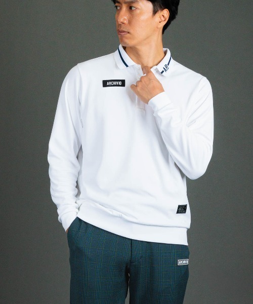 archivio（アルチビオ）の「<MENS>【メンズ】ライン襟UVポロシャツ（ポロシャツ・メンズ・ブラック/グレー/ホワイト/レッド・LL/L/M）」の18枚目の写真