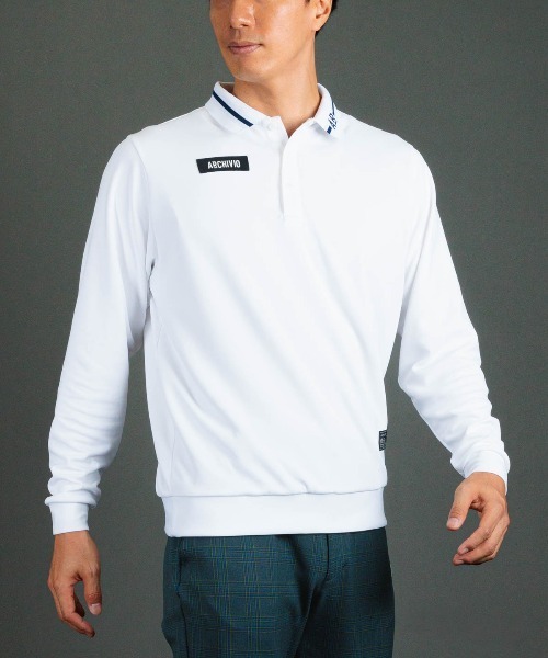 archivio（アルチビオ）の「<MENS>【メンズ】ライン襟UVポロシャツ（ポロシャツ・メンズ・ブラック/グレー/ホワイト/レッド・LL/L/M）」の19枚目の写真