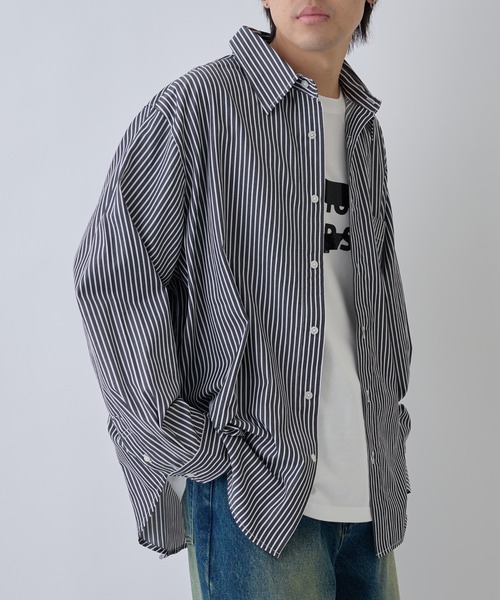 COLONY 2139(コロニートゥーワンスリーナイン)の「ブロードレギュラーシャツ(シャツ/ブラウス・メンズ・ブラック系その他/ブルー/ブルー系その他/ホワイト・MEDIUM/LARGE)」の12枚目の写真