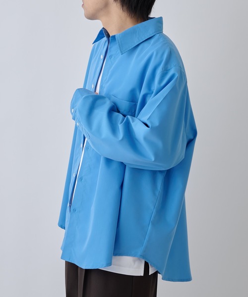 COLONY 2139(コロニートゥーワンスリーナイン)の「ブロードレギュラーシャツ(シャツ/ブラウス・メンズ・ブラック系その他/ブルー/ブルー系その他/ホワイト・MEDIUM/LARGE)」の14枚目の写真