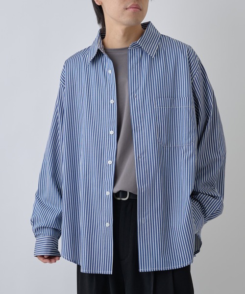 COLONY 2139(コロニートゥーワンスリーナイン)の「ブロードレギュラーシャツ(シャツ/ブラウス・メンズ・ブラック系その他/ブルー/ブルー系その他/ホワイト・MEDIUM/LARGE)」の17枚目の写真