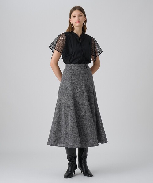 ANAYI(アナイ)の「ケミカルレーススリーブコンビ ブラウス(シャツ/ブラウス・レディース・ブラック/ホワイト・38/36)」の13枚目の写真