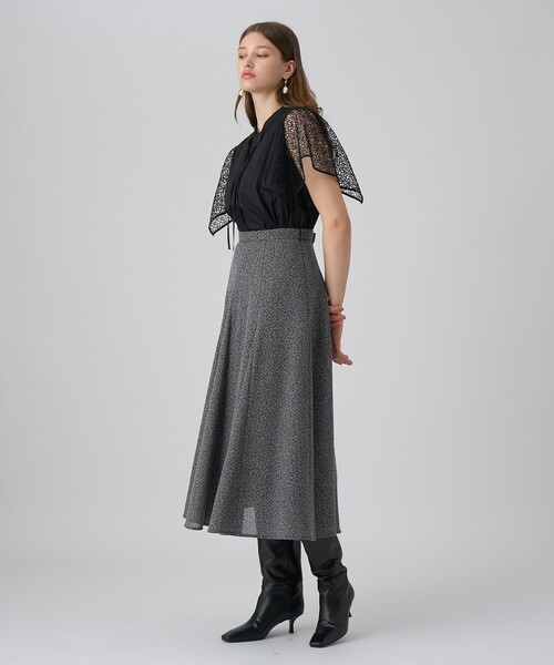 ANAYI(アナイ)の「ケミカルレーススリーブコンビ ブラウス(シャツ/ブラウス・レディース・ブラック/ホワイト・38/36)」の14枚目の写真