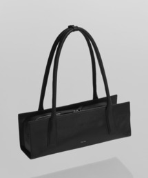 YArKA（ヤーカ）の「【YArKA/ヤーカ】real leather rectangle low & wide bag [paqi] / 横長スリムトートバッグ（ボストンバッグ）」