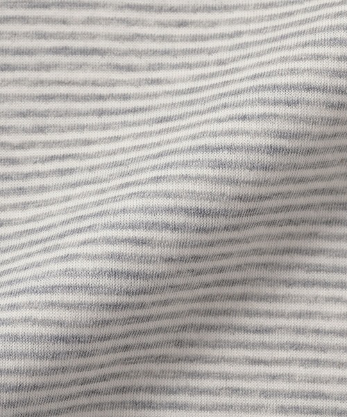 無印良品(ムジルシリョウヒン)の「キッズ 接結編みクルーネック長袖Tシャツ(Tシャツ/カットソー・キッズ・グレー系/ネイビー系/ベージュ系・110/120/130/140/150)」の5枚目の写真