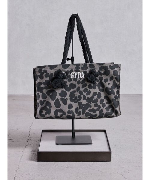 GYDA(ジェイダ)の「GYDAロープSトートBAG(トートバッグ・レディース・アイボリー/その他1/ブラック・FREE)」の3枚目の写真