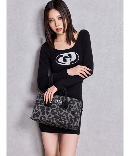 GYDA(ジェイダ)の「GYDAロープSトートBAG(トートバッグ・レディース・アイボリー/その他1/ブラック・FREE)」の8枚目の写真