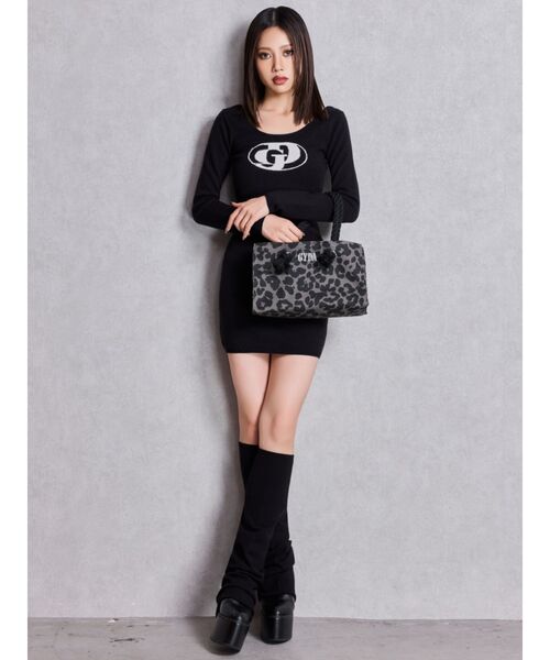 GYDA(ジェイダ)の「GYDAロープSトートBAG(トートバッグ・レディース・アイボリー/その他1/ブラック・FREE)」の7枚目の写真