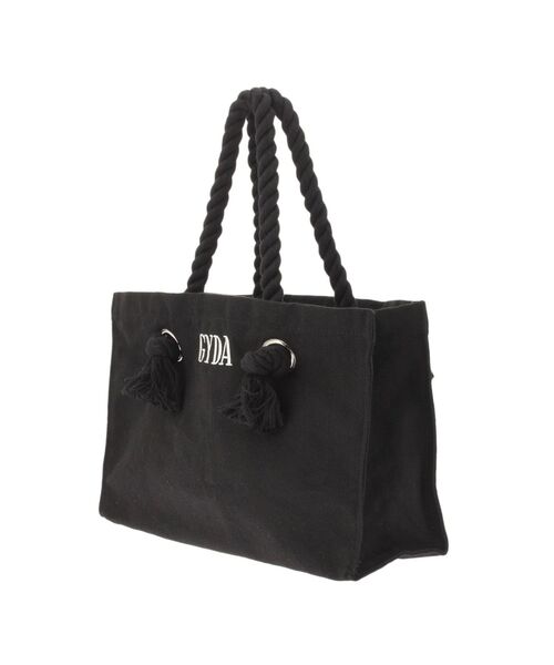 GYDA(ジェイダ)の「GYDAロープSトートBAG(トートバッグ・レディース・アイボリー/その他1/ブラック・FREE)」の21枚目の写真