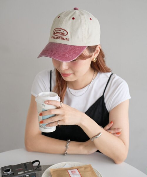 DISCOAT（ディスコート）の「【ユニセックス】スーベニアキャップ（ニットキャップ/ビーニー・レディース・ブラウン/グリーン/バーガンディー/サックスブルー・FREE）」の4枚目の写真