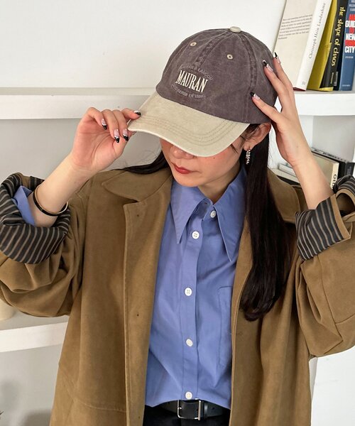 DISCOAT（ディスコート）の「【ユニセックス】スーベニアキャップ（ニットキャップ/ビーニー・レディース・ブラウン/グリーン/バーガンディー/サックスブルー・FREE）」の2枚目の写真