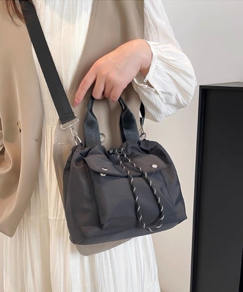 極美品】【希少】アニエスベー ショルダーバッグ レザー OLIVE バケツ 