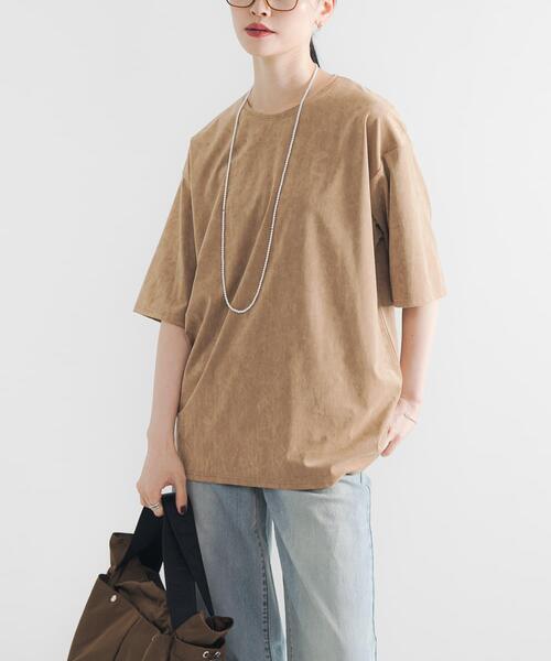 セール】スエードライクルーズカットソー（Tシャツ/カットソー