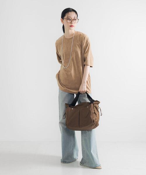 URBAN RESEARCH（アーバンリサーチ）の「スエードライクルーズカットソー（Tシャツ/カットソー・レディース・ベージュ/ブラウン・FREE）」の9枚目の写真