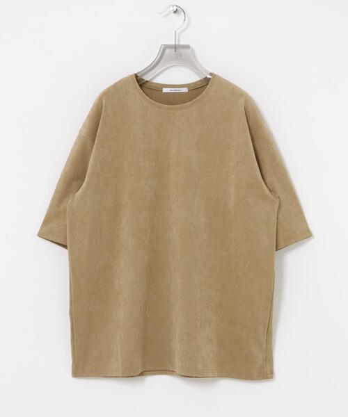 URBAN RESEARCH（アーバンリサーチ）の「スエードライクルーズカットソー（Tシャツ/カットソー・レディース・ベージュ/ブラウン・FREE）」の10枚目の写真