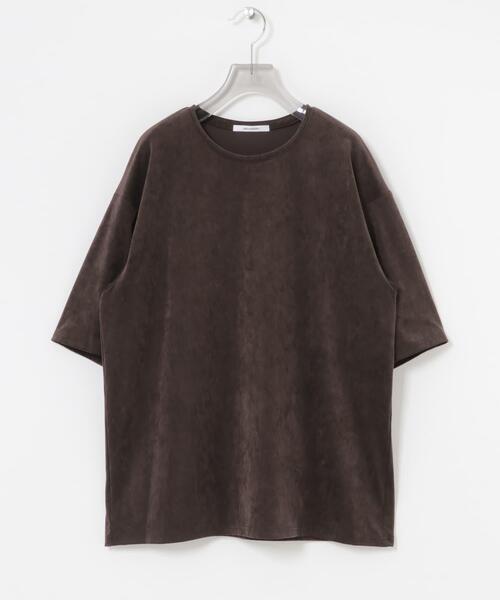 URBAN RESEARCH（アーバンリサーチ）の「スエードライクルーズカットソー（Tシャツ/カットソー・レディース・ベージュ/ブラウン・FREE）」の22枚目の写真