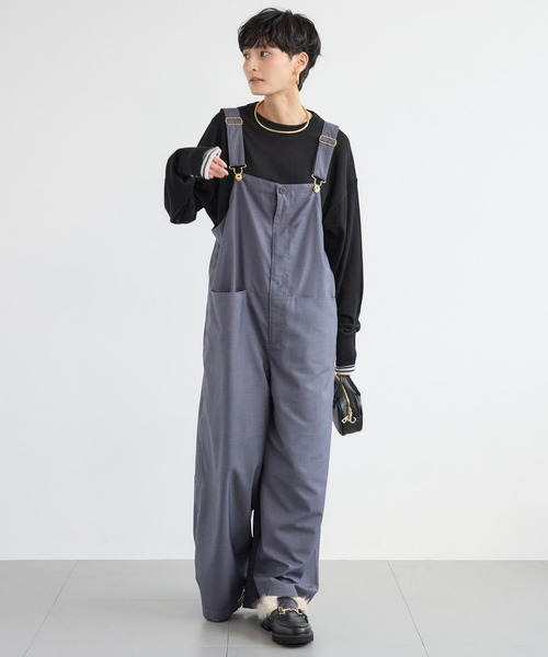 UNIVERSAL OVERALL(ユニバーサルオーバーオール)の「BARNYARDSTORM / 【UNIVERSAL OVERALL コラボ】 比翼オーバーオール(サロペット/オーバーオール・レディース・チャコール/ブラック・FREE)」の20枚目の写真
