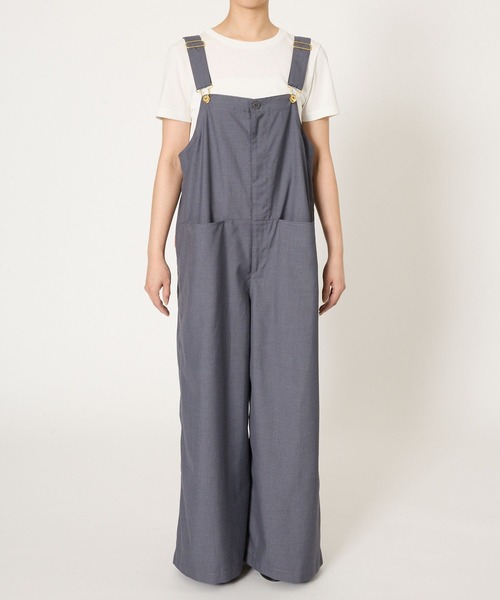 UNIVERSAL OVERALL(ユニバーサルオーバーオール)の「BARNYARDSTORM / 【UNIVERSAL OVERALL コラボ】 比翼オーバーオール(サロペット/オーバーオール・レディース・チャコール/ブラック・FREE)」の11枚目の写真