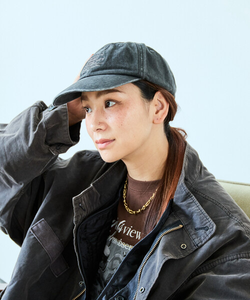 SUBLIME（サブライム）の「SUBLIME × FREAK'S STORE/サブライム × フリークスストア 別注 VINTAGE FREEBRIM CAP ヴィンテージ フリーブリム キャップ（キャップ・メンズ・ネイビー/ブラック・ONE SIZE）」の6枚目の写真