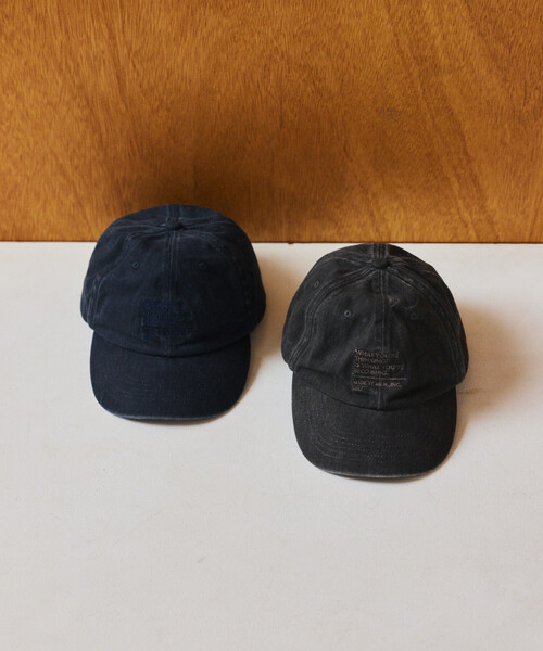 SUBLIME（サブライム）の「SUBLIME × FREAK'S STORE/サブライム × フリークスストア 別注 VINTAGE FREEBRIM CAP ヴィンテージ フリーブリム キャップ（キャップ・メンズ・ネイビー/ブラック・ONE SIZE）」の5枚目の写真