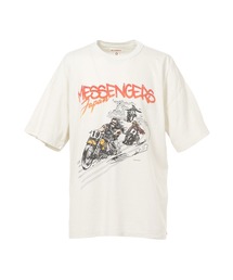 KAMIYA（カミヤ）の「"Motorbike Messengers" Distressed T-shirt（Tシャツ/カットソー）」