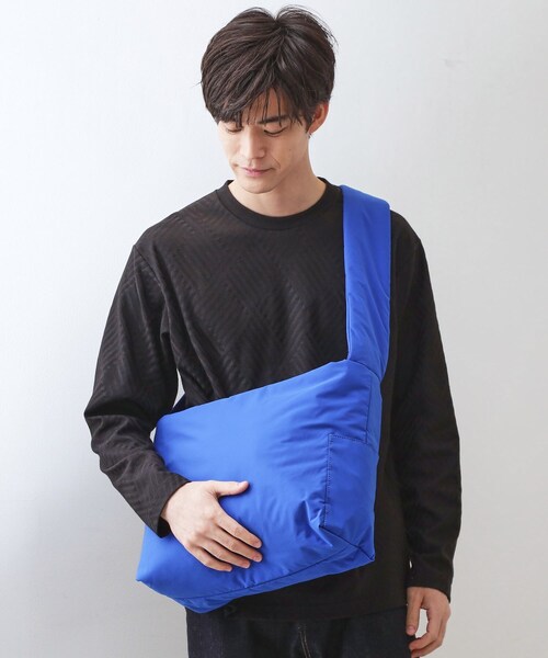 THE SHOP TK （ザ ショップ ティーケー ）の「パテッドビッグショルダー（ショルダーバッグ・メンズ・ブラック/ブルー系その他/チャコールグレー・00）」の22枚目の写真