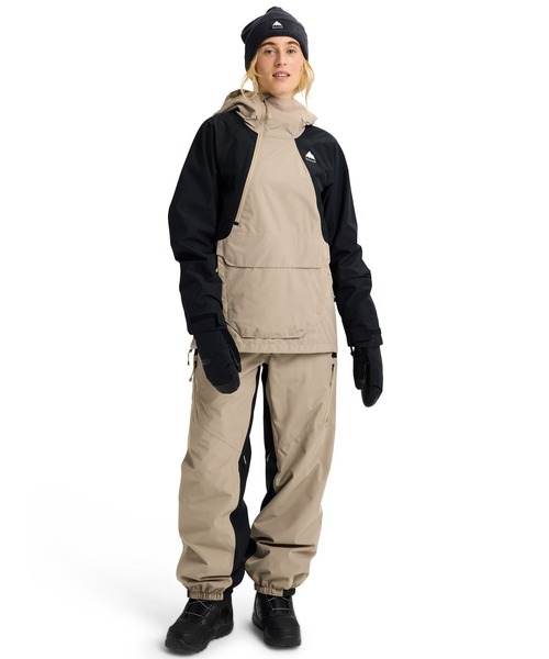 BURTON(バートン)の「Burton Reserve 2L リラックス アノラック ジャケット(その他アウター・レディース・ベージュ×ブラック・M/S)」の3枚目の写真