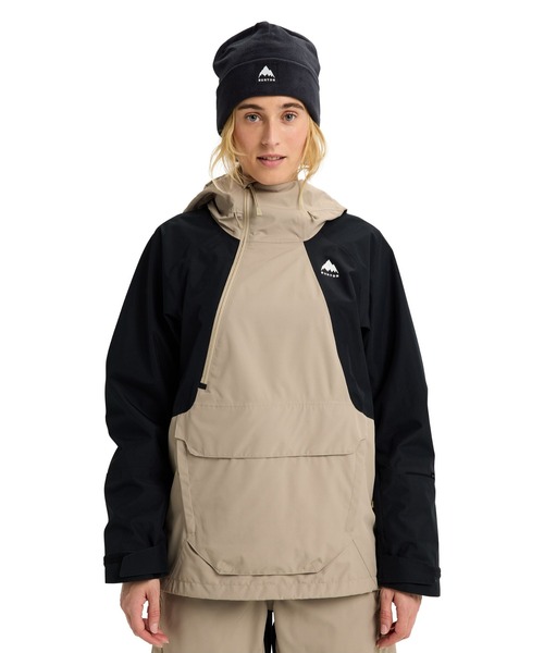 BURTON(バートン)の「Burton Reserve 2L リラックス アノラック ジャケット(その他アウター・レディース・ベージュ×ブラック・M/S)」の4枚目の写真