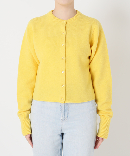 【完売品、新品】FRAMeWORK 圧縮ウールクルーネックカーディガン 圧縮ウールクルーネックカーディガン（カーディガン）｜FRAMeWORK