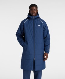 New Balance ニューバランス ネイビー ロングダウンジャケット Ｓ New Balance ニューバランス ネイビー ロングダウンジャケット S