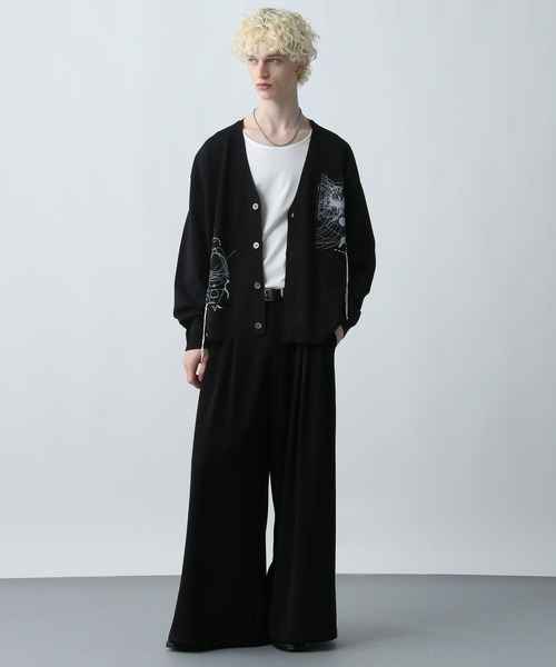 HARE カーディガン FREEサイズ HARE カーディガン BIGダメージZIPカーディガン(HARE) メンズ