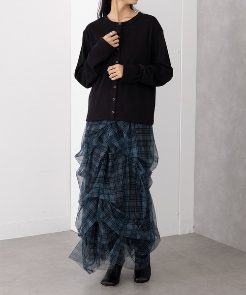 Healthknit(ヘルスニット)の「【Healthknit】Classic Fraise Crewnec Crign L/S(カーディガン/ボレロ・レディース・アイボリー系2/レッド/ブラック/ナチュラル・FREE)」の14枚目の写真