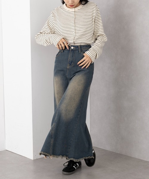 Healthknit(ヘルスニット)の「【Healthknit】Classic Fraise Crewnec Crign L/S(カーディガン/ボレロ・レディース・アイボリー系2/レッド/ブラック/ナチュラル・FREE)」の20枚目の写真