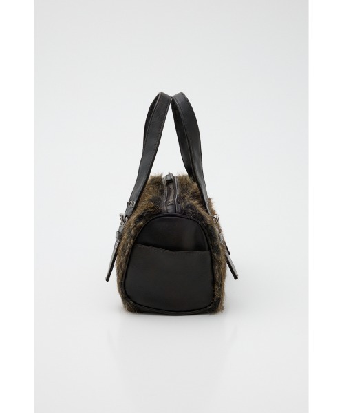 LAGUA GEM（ラグアジェム）の「FAUX FUR COMPACT バッグ（ハンドバッグ・レディース・ブラウン/ブラック・FREE）」の5枚目の写真