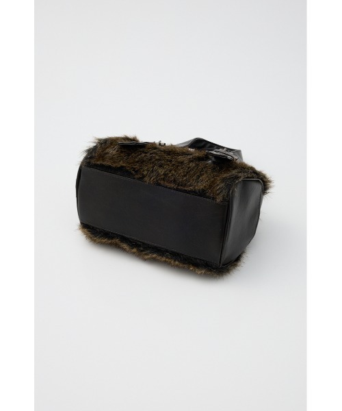 LAGUA GEM（ラグアジェム）の「FAUX FUR COMPACT バッグ（ハンドバッグ・レディース・ブラウン/ブラック・FREE）」の7枚目の写真