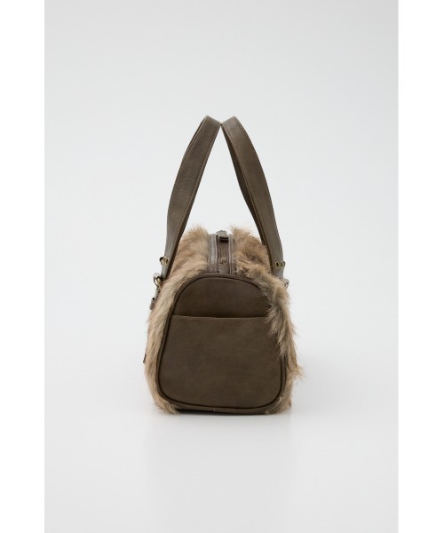 LAGUA GEM（ラグアジェム）の「FAUX FUR COMPACT バッグ（ハンドバッグ・レディース・ブラウン/ブラック・FREE）」の11枚目の写真