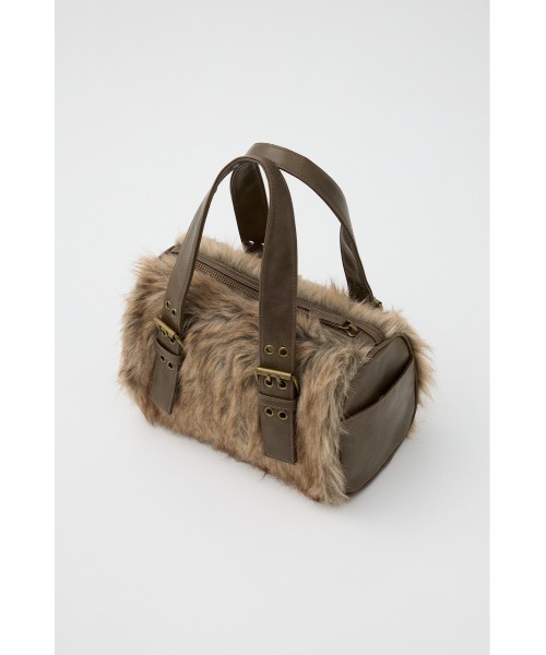 LAGUA GEM（ラグアジェム）の「FAUX FUR COMPACT バッグ（ハンドバッグ・レディース・ブラウン/ブラック・FREE）」の12枚目の写真