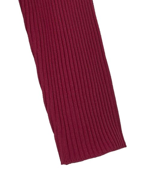 earth music&ecology（アースミュージックアンドエコロジー）の「スクエアホルターネックリブプルオーバー（Tシャツ/カットソー・レディース・ボルドー/ブラック/アイボリー/ブラウン・M/S）」の13枚目の写真