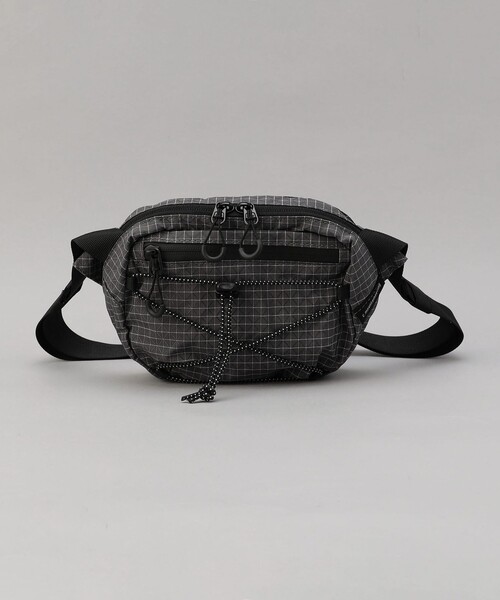 coen（コーエン）の「ナイロンリップウエストバッグ（ボディバッグ/ウエストポーチ・メンズ・ベージュ/ダークグレー/ブラック・FREE）」の2枚目の写真