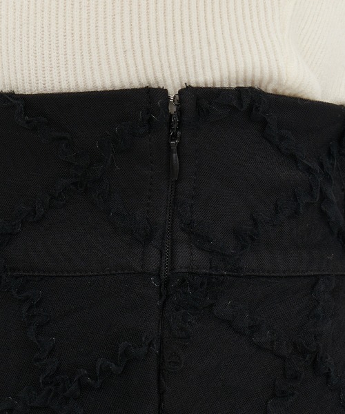 ROYAL PARTY（ロイヤルパーティー）の「インナーショーパン付シアーチェックロングフレアスカート（スカート・レディース・ブラウン/ベージュ/ブラック・FREE）」の9枚目の写真