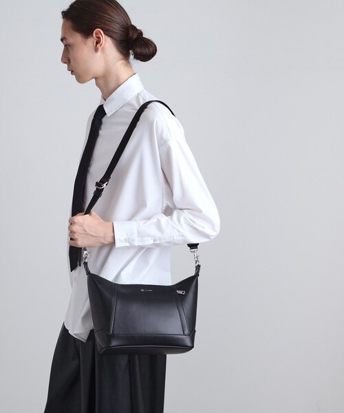 tk.TAKEO KIKUCHI（ティーケータケオキクチ）の「レクタングルショルダーバッグ（ショルダーバッグ・メンズ・ブラック系/ブラック系1/ブラック・00）」の4枚目の写真