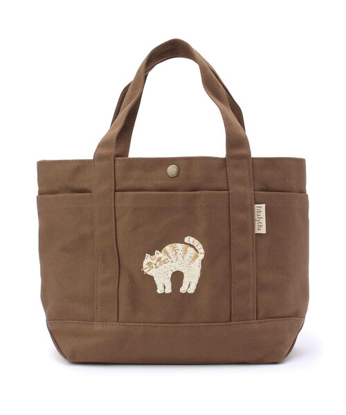 one'sterrace（ワンズテラス）の「FIKA 帆布トート サガラ（トートバッグ・レディース・ダークブラウン系8/ブルー系その他7/ブラック系8/イエロー系8/ベージュ系その他7・99）」の3枚目の写真