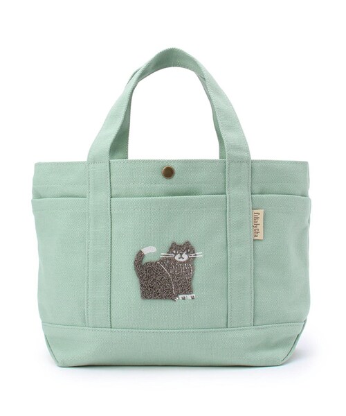 one'sterrace（ワンズテラス）の「FIKA 帆布トート サガラ（トートバッグ・レディース・ダークブラウン系8/ブルー系その他7/ブラック系8/イエロー系8/ベージュ系その他7・99）」の5枚目の写真