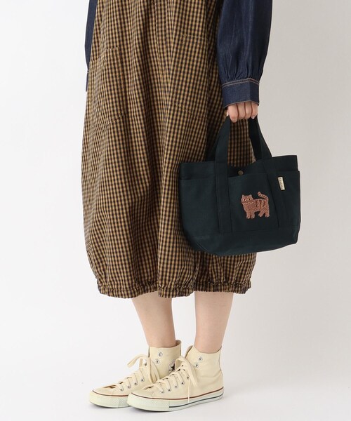 one'sterrace（ワンズテラス）の「FIKA 帆布トート サガラ（トートバッグ・レディース・ダークブラウン系8/ブルー系その他7/ブラック系8/イエロー系8/ベージュ系その他7・99）」の19枚目の写真